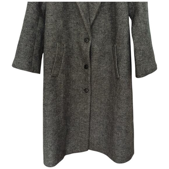 Filippa Hagg Oversized Wool Blend Coat In Grey Size S - Picture 4 of 12